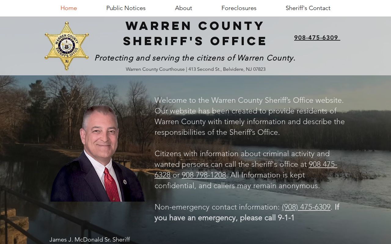Warren County Sheriff official records and custody source